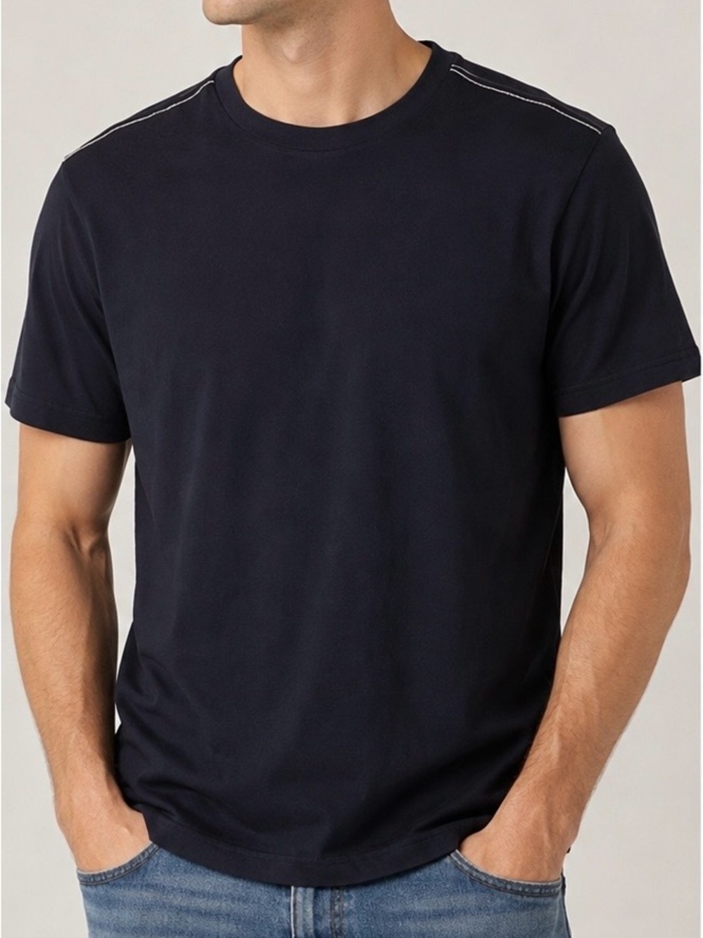 American Essentials New York Navy Blue T-Shirt Size Large EUC